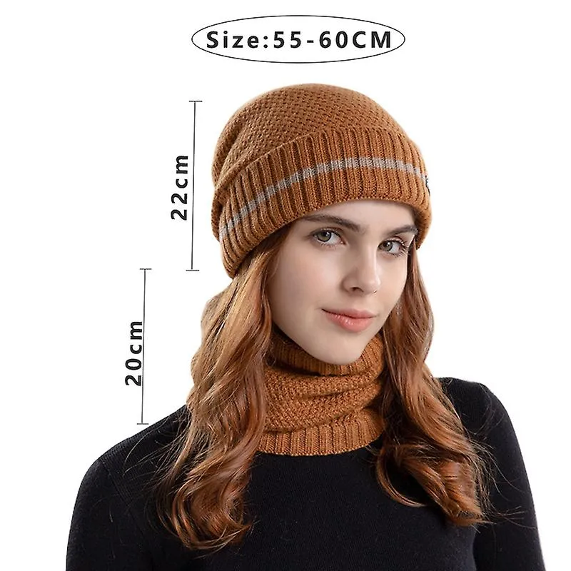GUANTES DE INVIERNO GUANTA SET | GUANTES DE BUFANDA DE SOMBRERO DE LANA  SOMBRERO DE INVIERNO DE COLOR SóLIDO