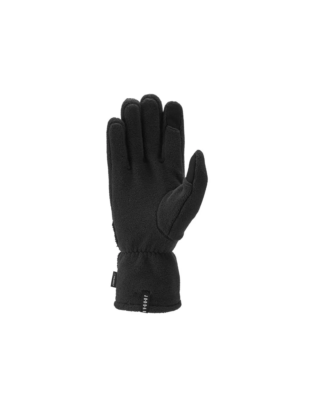 Guantes de Running Nike Jordan Lg Fleece Hombre Negro Blanco
