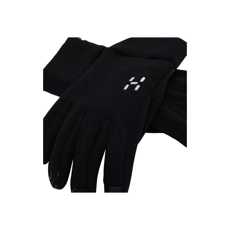 Guantes Power Haglöfs Stretch Grip (negro verdadero)