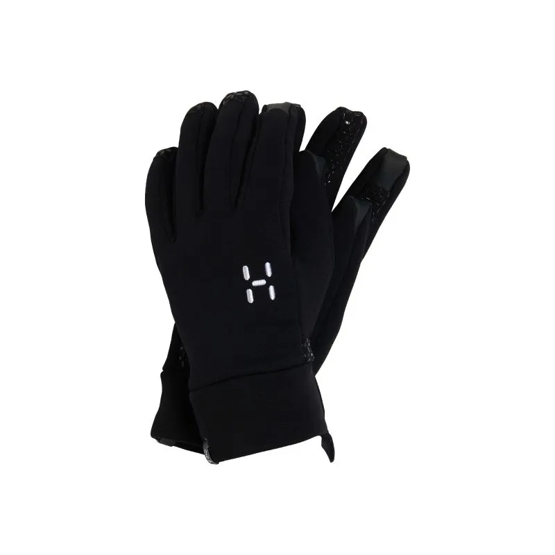 Guantes Power Haglöfs Stretch Grip (negro verdadero)