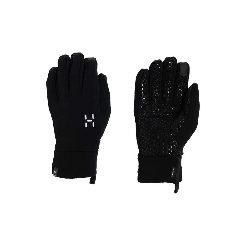 Guantes Power Haglöfs Stretch Grip (negro verdadero)