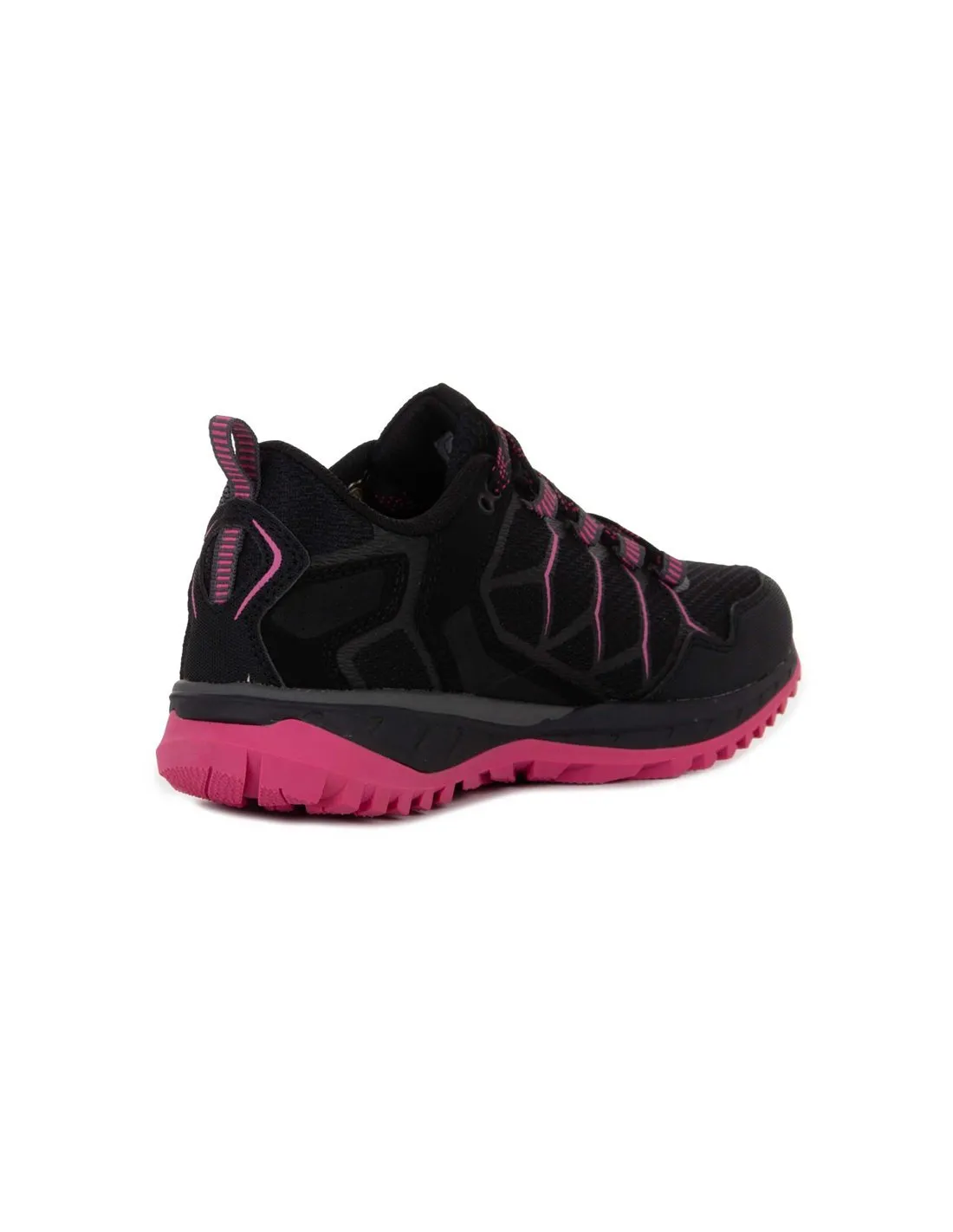 HITEC  ZAPATILLAS NEGRAS Y ROSAS ULTRA TERRA MUJER