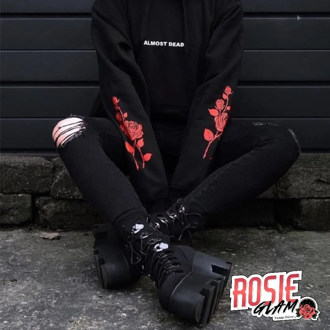 HOODIE ALMOST DEAD  ROSIEGLAM