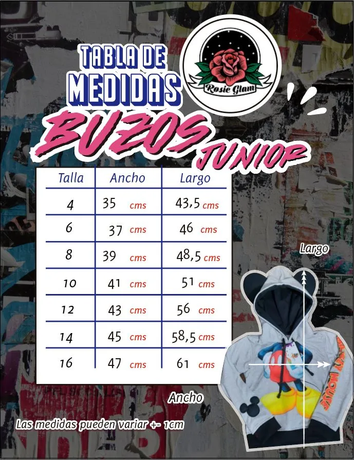 HOODIE DEGRADE AZUL  ROSIEGLAM