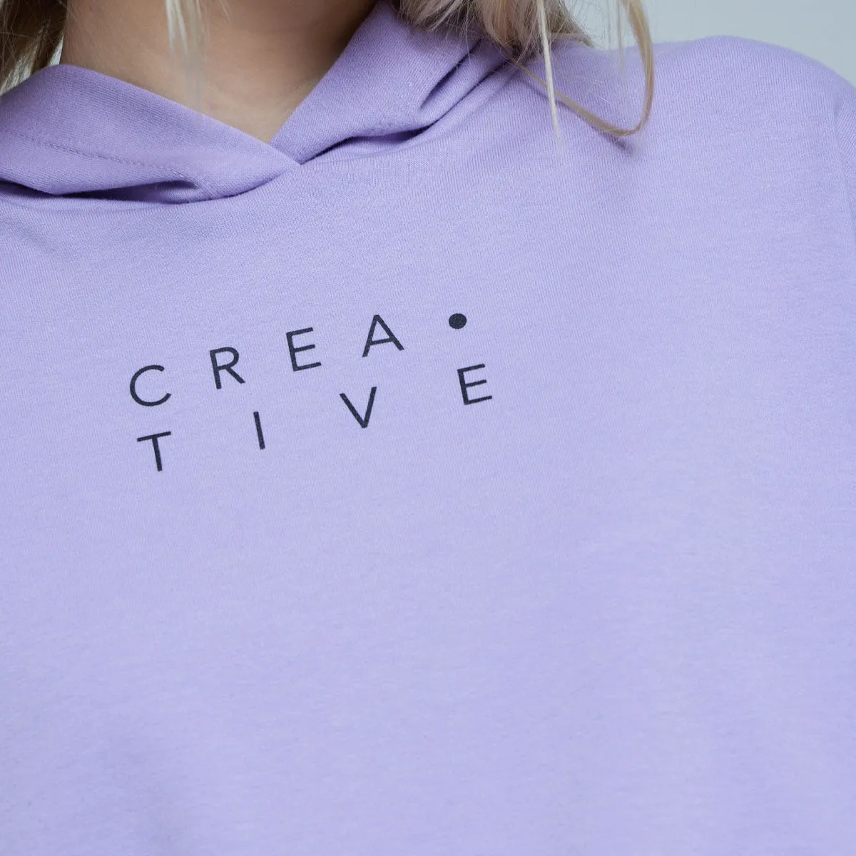 Hoodie Estampado Tipo Crop