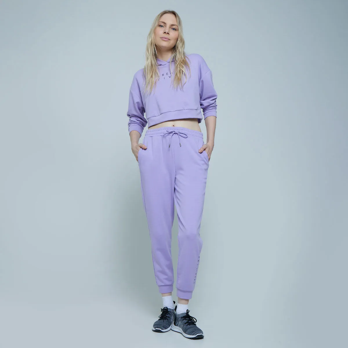 Hoodie Estampado Tipo Crop