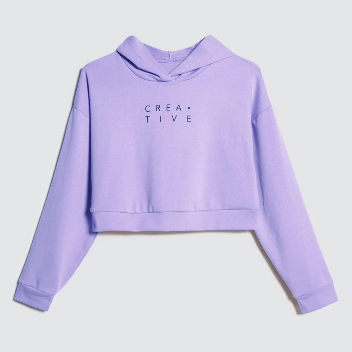 Hoodie Estampado Tipo Crop