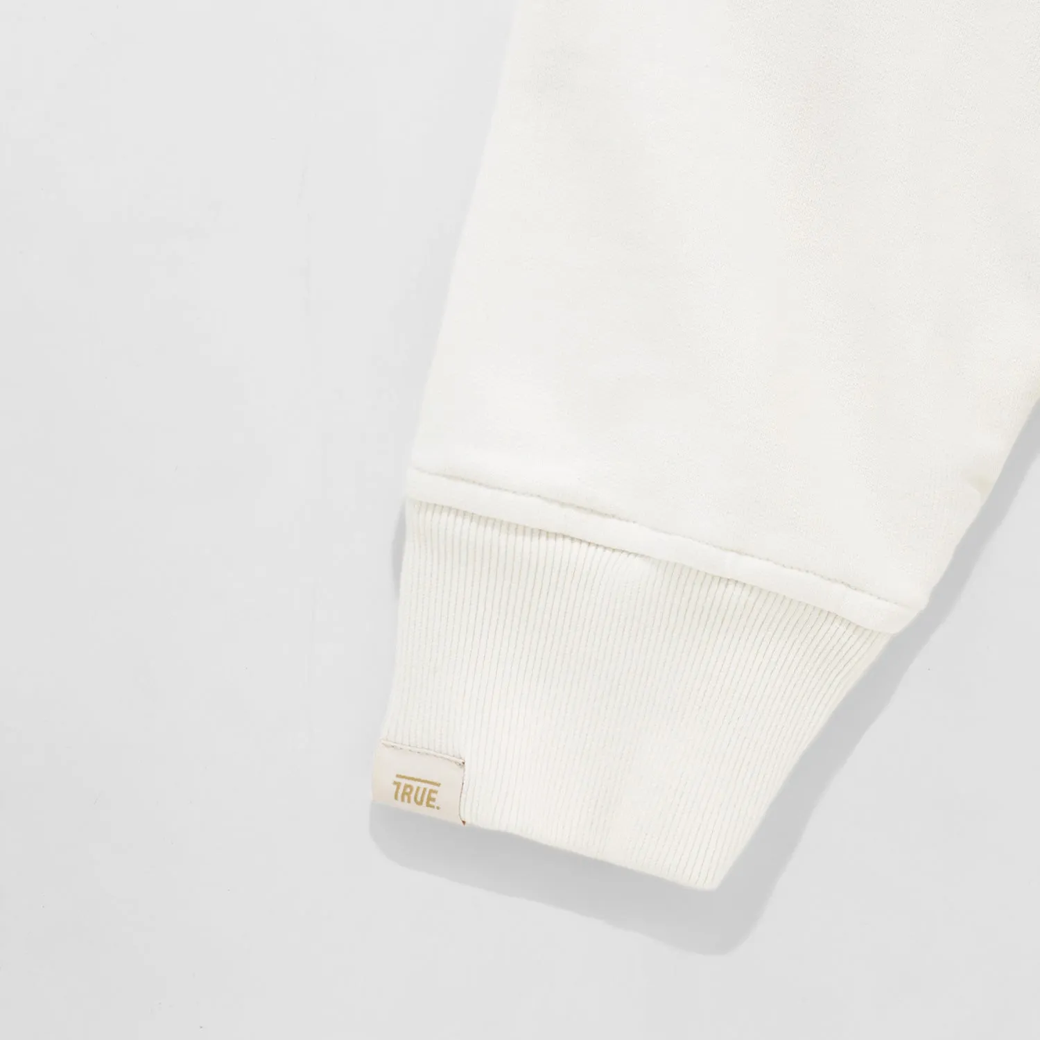 HOODIE SERIF LOGO  CREMA