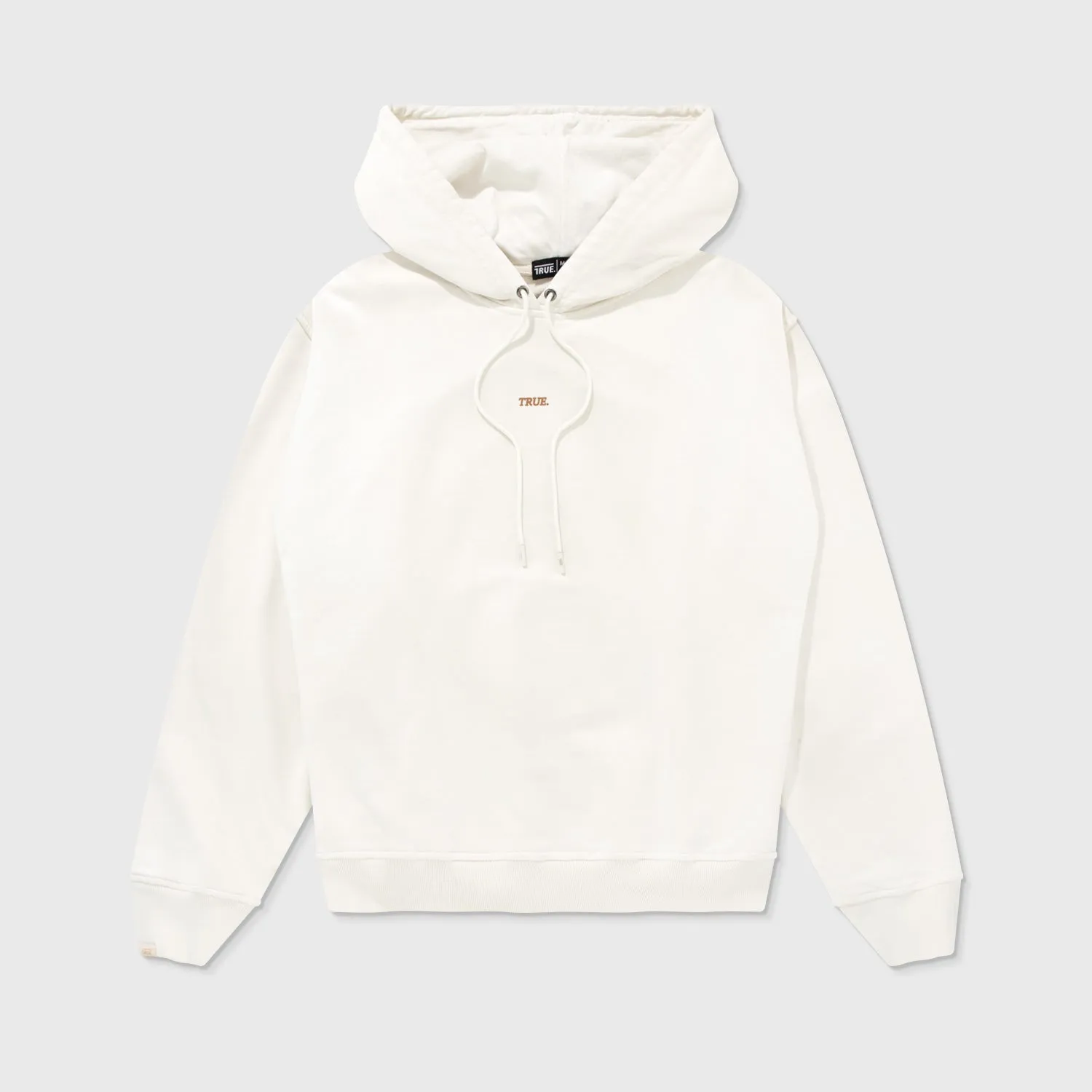 HOODIE SERIF LOGO  CREMA