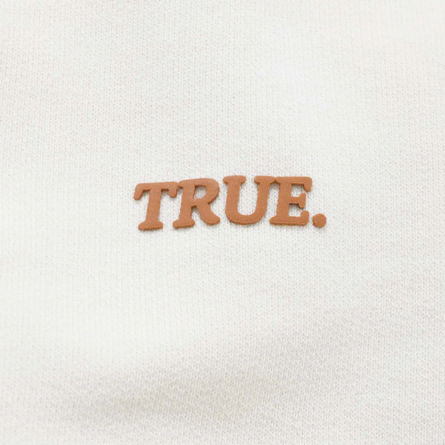 HOODIE SERIF LOGO  CREMA