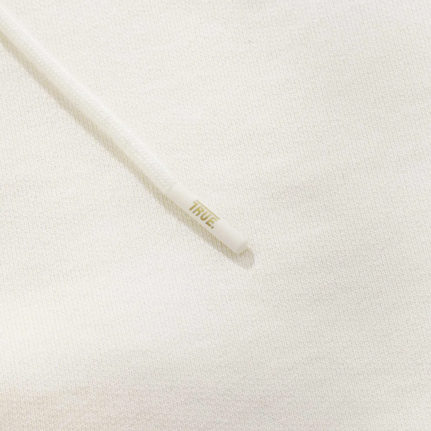 HOODIE SERIF LOGO  CREMA