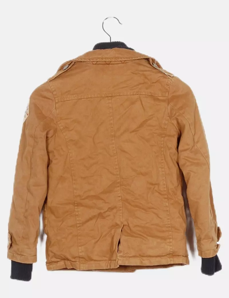 IKKS Abrigo beige botones