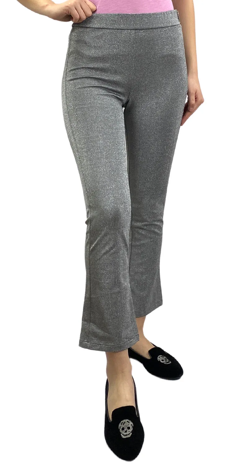JAZMIN CHEBAR Pantalón Gris Metalizado