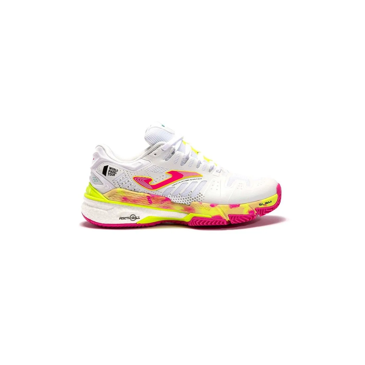 Joma T.Slam 22 Clay Blanco Fucsia Mujer