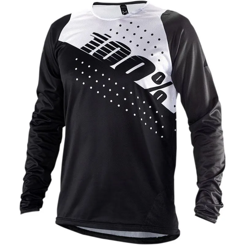 MAILLOT DE MANGA LARGA RCORE (NEGRO/BLANCO)