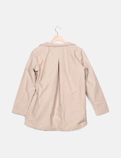 Mango Abrigo beige casual