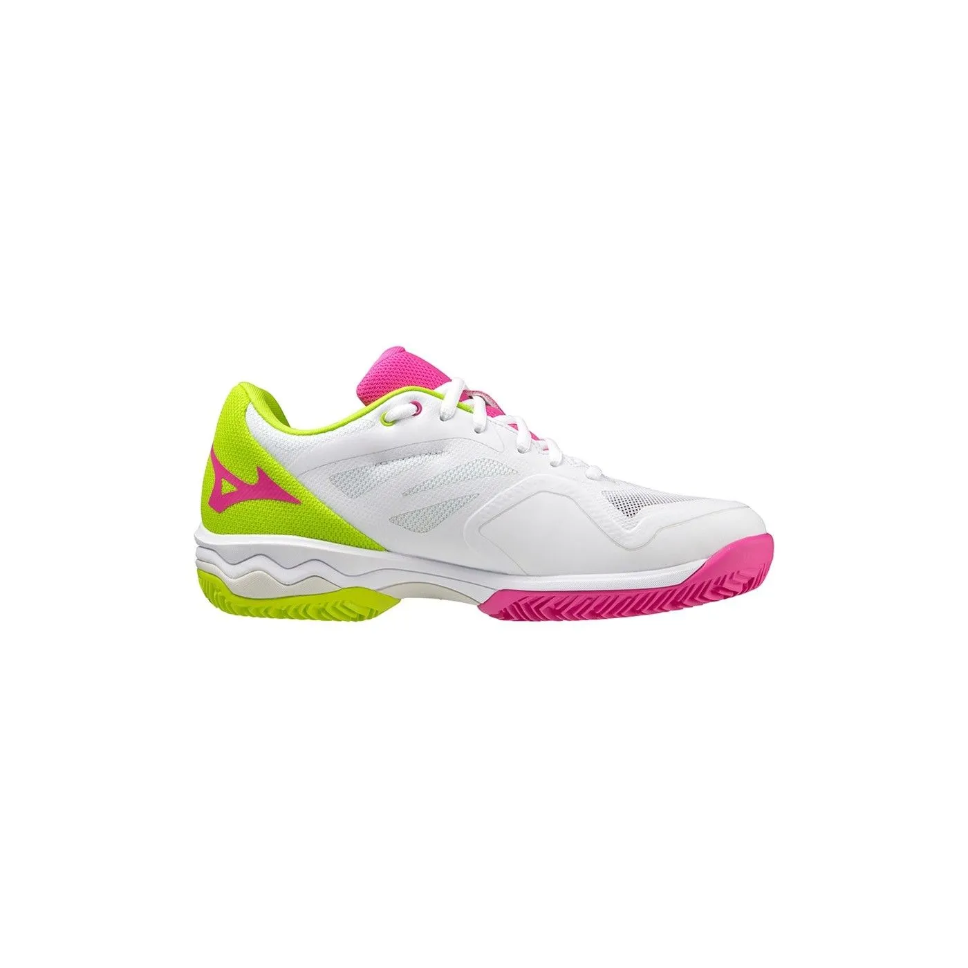 Mizuno Wave Exceed Light Negro Blanco Rosa