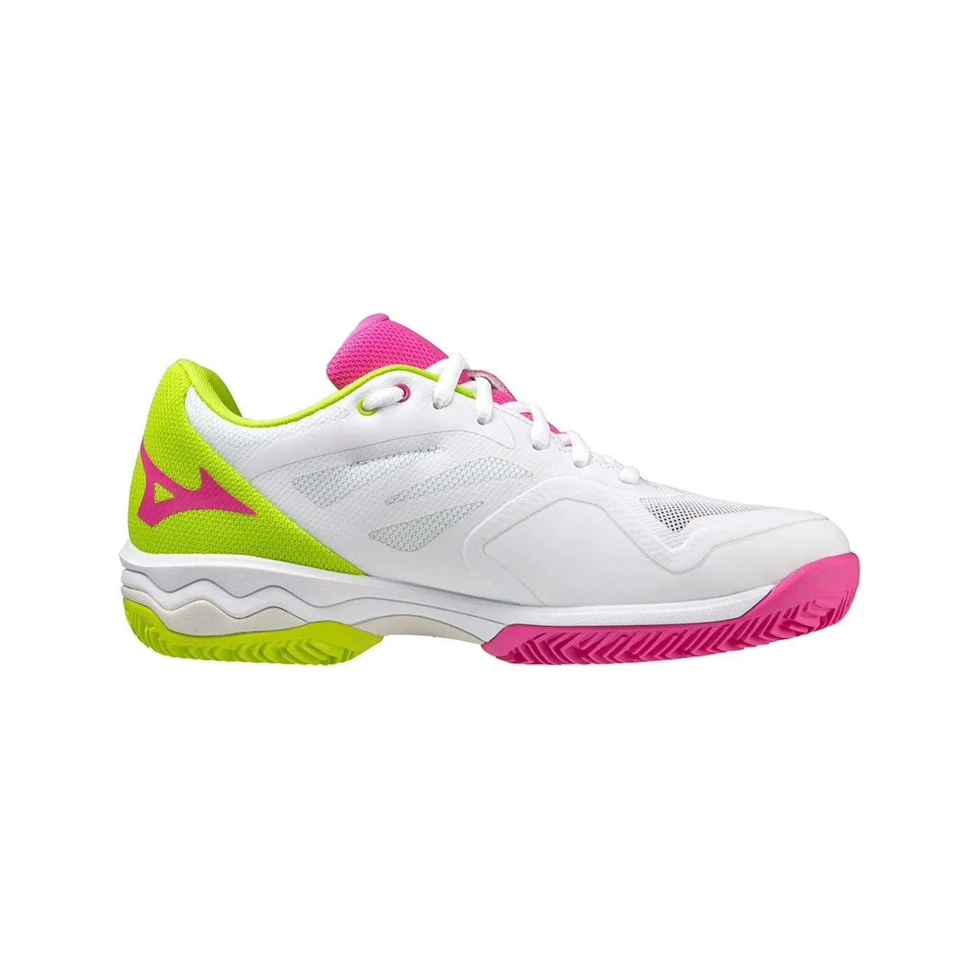 Mizuno Wave Exceed Light Negro Blanco Rosa