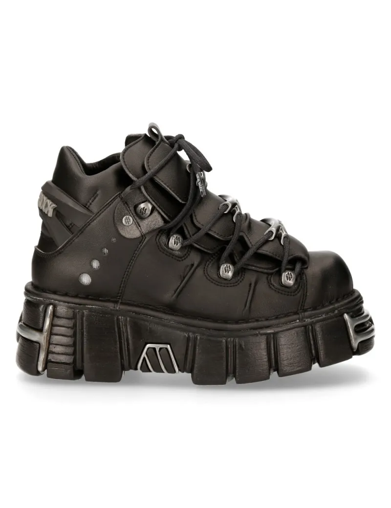 NEWROCK ECO VEGAN NEGRO ACERO