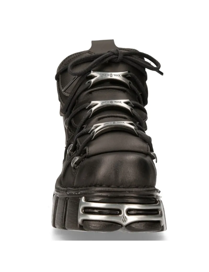 NEWROCK ECO VEGAN NEGRO ACERO