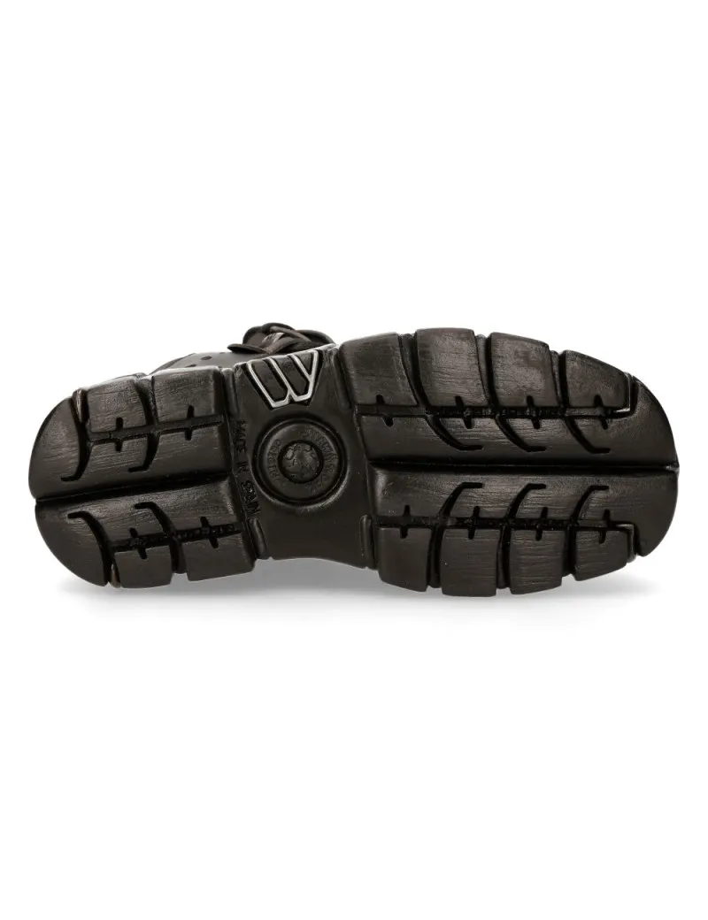 NEWROCK ECO VEGAN NEGRO ACERO