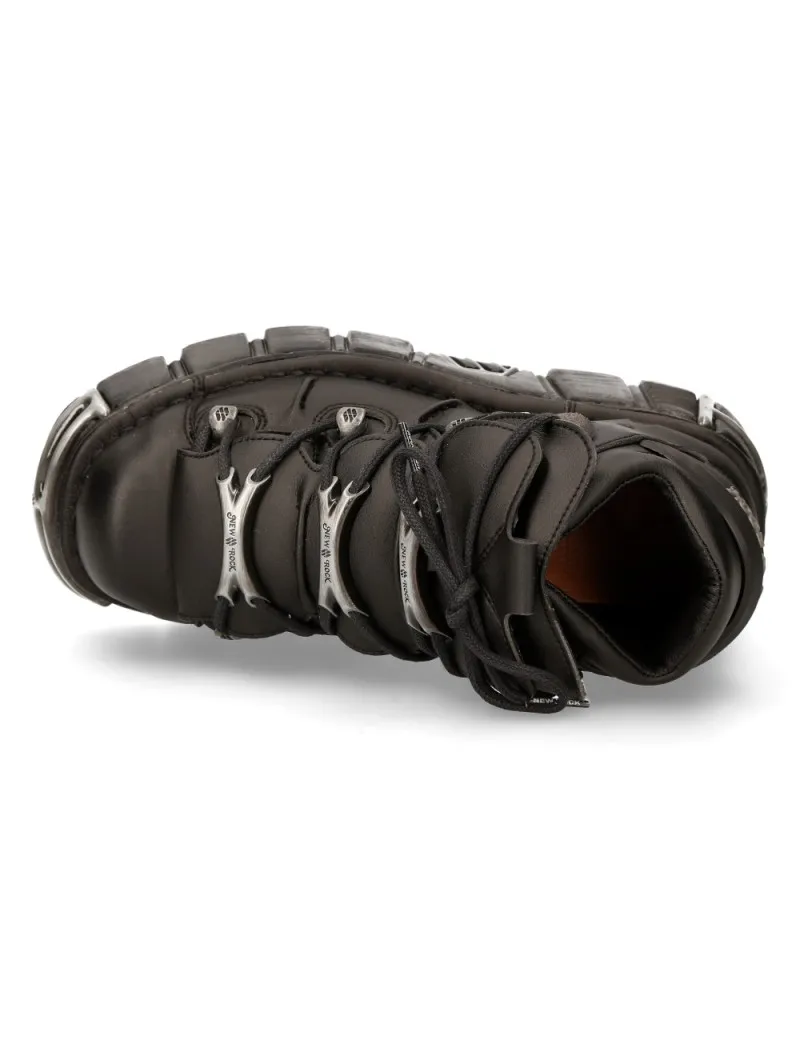 NEWROCK ECO VEGAN NEGRO ACERO
