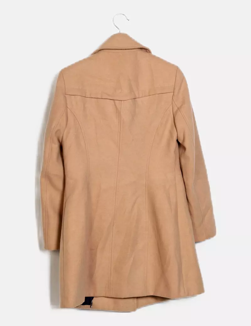 NoName Abrigo paño beige