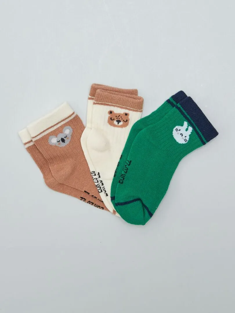 PACK DE 2 PARES DE CALCETINES  MARRON
