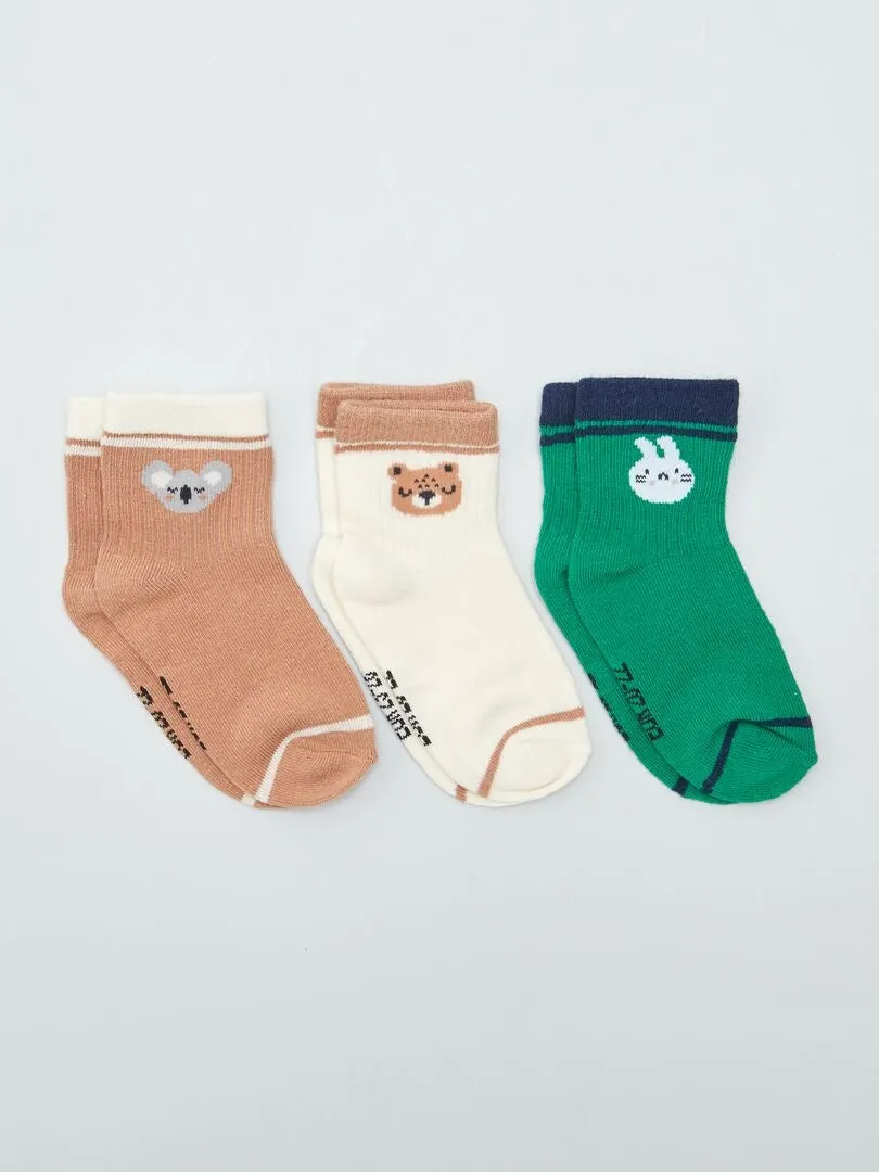 PACK DE 2 PARES DE CALCETINES  MARRON