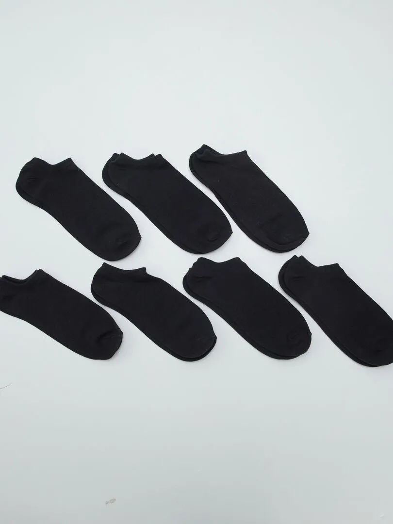PACK DE 4 PARES DE CALCETINES INVISIBLES  NEGRO