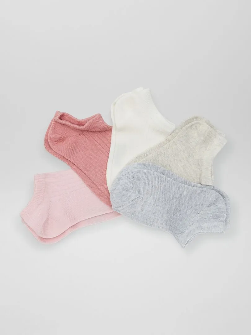 PACK DE 5 PARES DE CALCETINES  GRIS