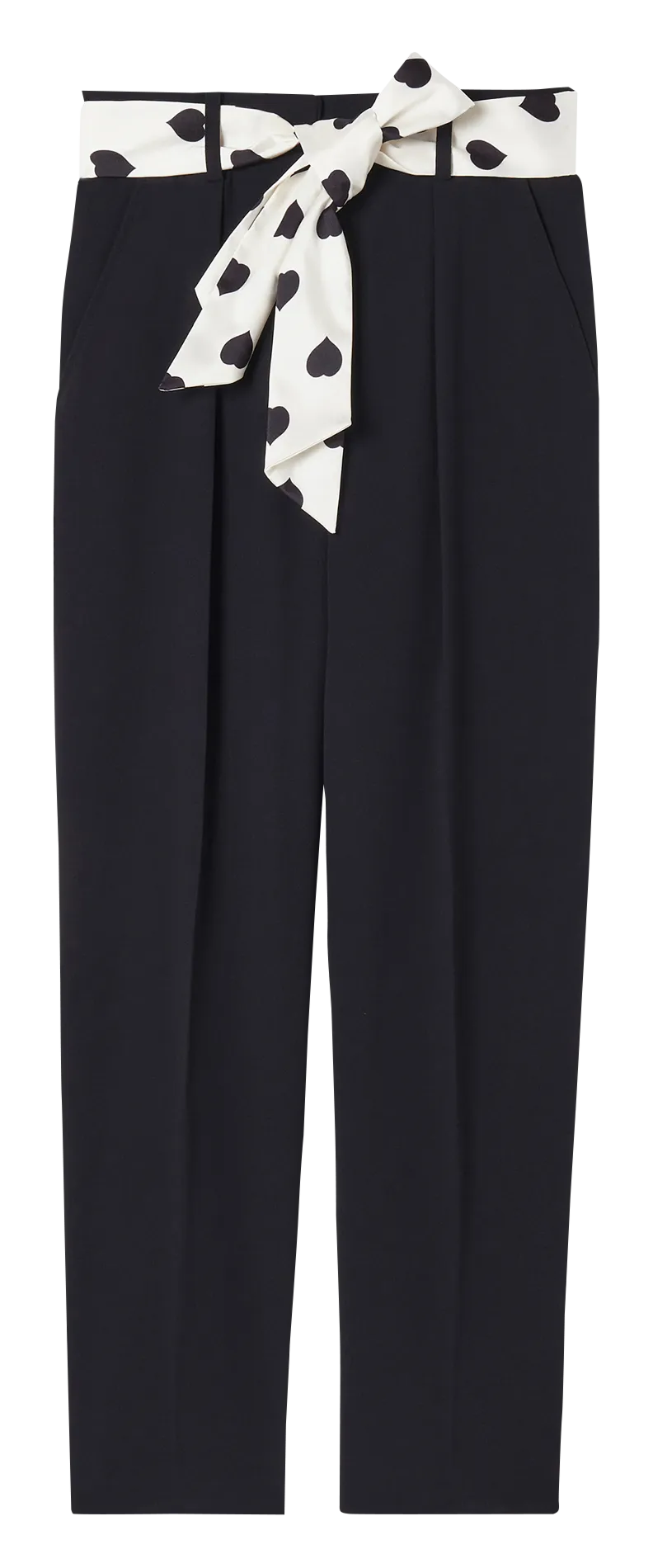 PAGA  PANTALóN TAPERED DE CREPé EN NEGRO