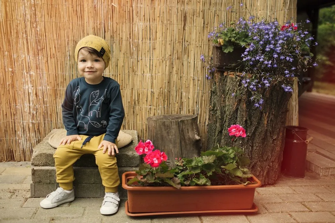 Pantalón bombacho de niño colección Secret Forest