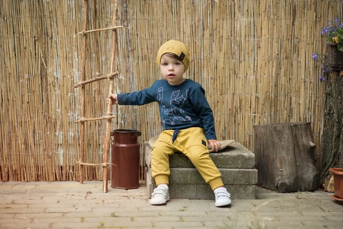 Pantalón bombacho de niño colección Secret Forest