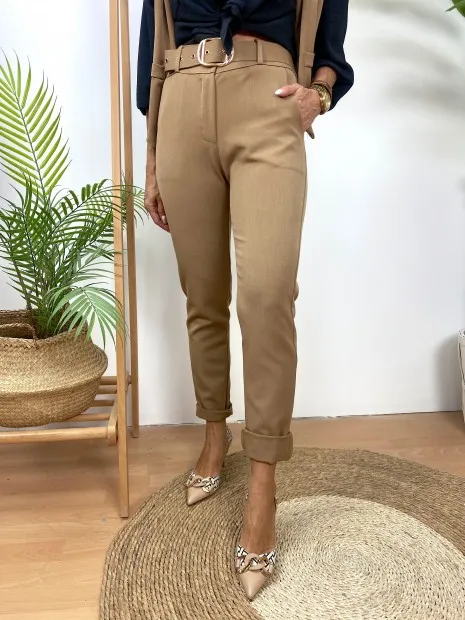 Pantalón Roma Camel