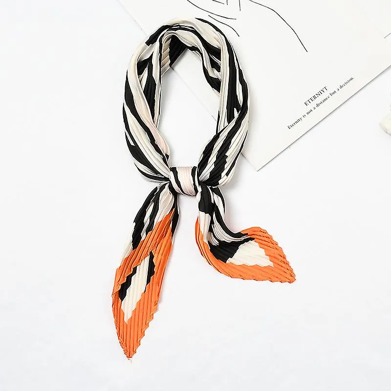 PAñUELO DE SEDA | BUFANDA PLISADA CUADRADA | BUFANDAS PEQUEñAS PARA MUJER | CRINKLE SCARF  PAñUELOS DE SEDA