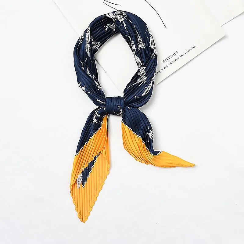 PAñUELO DE SEDA | BUFANDA PLISADA CUADRADA | BUFANDAS PEQUEñAS PARA MUJER | CRINKLE SCARF  PAñUELOS DE SEDA