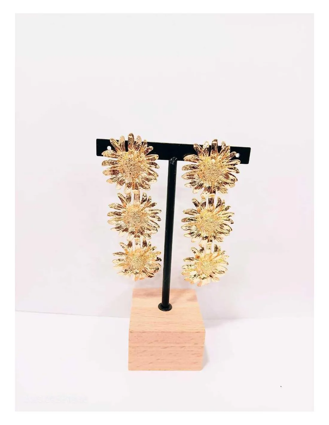PENDIENTES DE GIRASOLES SOHO MADRID