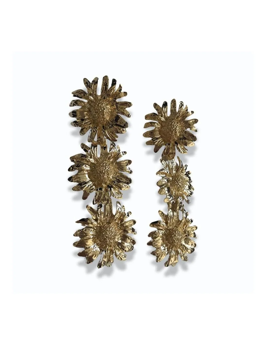 PENDIENTES DE GIRASOLES SOHO MADRID