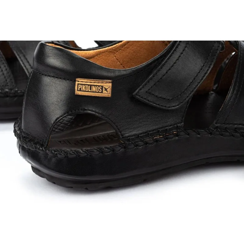PIKOLINOS TARIFA 06J5433 NEGRO Y CUERO SANDALIA HOMBRE