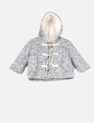 Primark Abrigo gris jaspeado