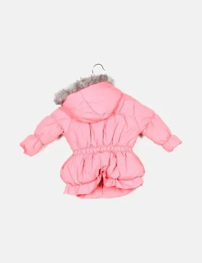 Primark Abrigo rosa lazo