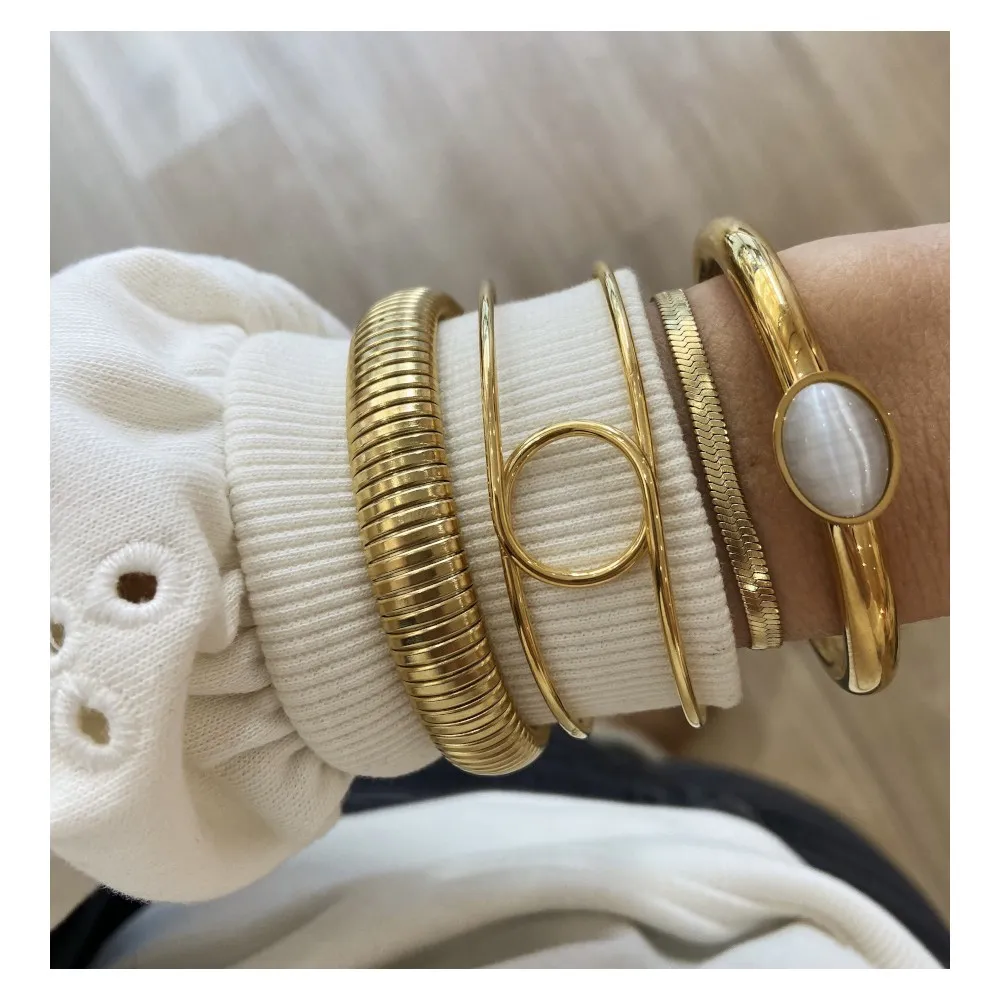 Pulsera Athenea Nácar Oro