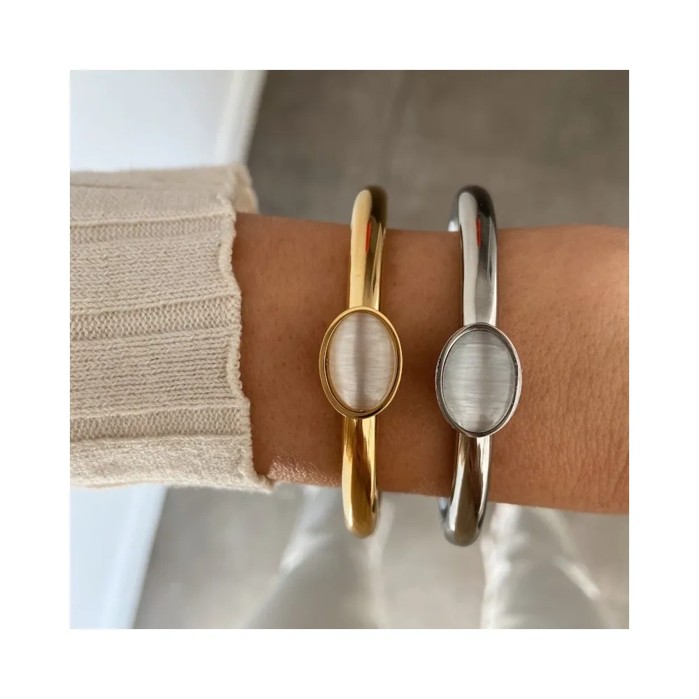 Pulsera Athenea Nácar Oro