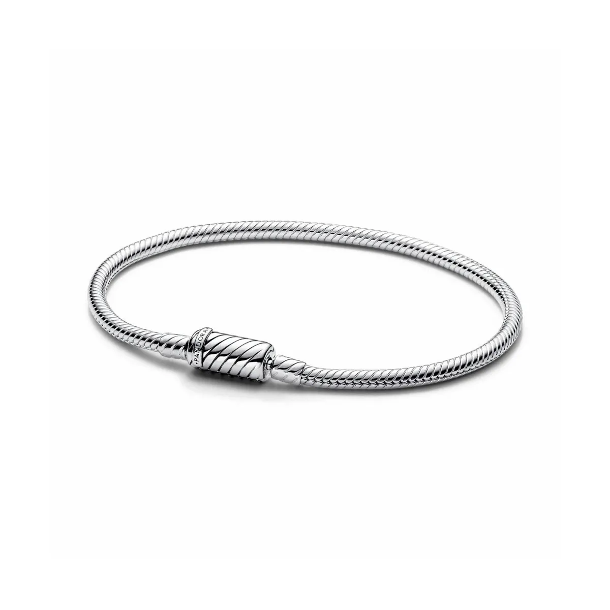 PULSERA DE CADENA DE SERPIENTE CON CIERRE DESLIZANTE MAGNéTICO FáCIL DE CERRAR  PANDORA