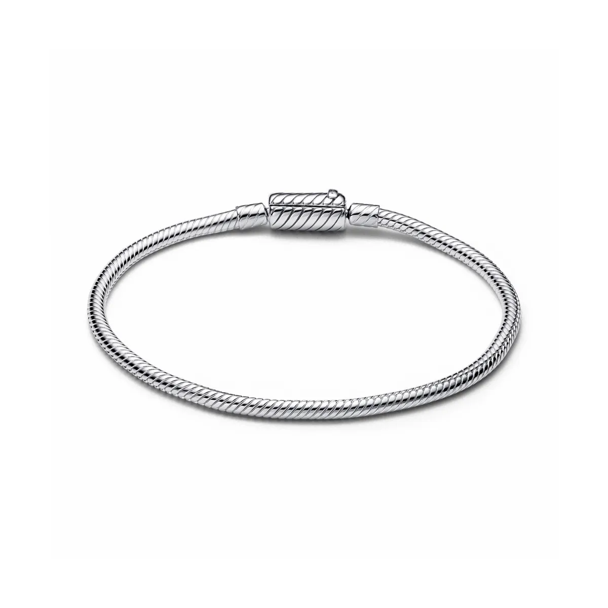 PULSERA DE CADENA DE SERPIENTE CON CIERRE DESLIZANTE MAGNéTICO FáCIL DE CERRAR  PANDORA