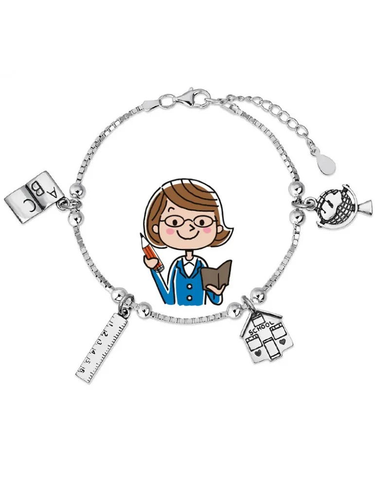 Pulsera de la Profesora Plata