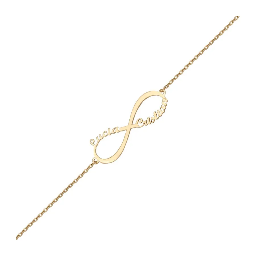 PULSERA INFINITO PERSONALIZADO ORO 18K PU1180