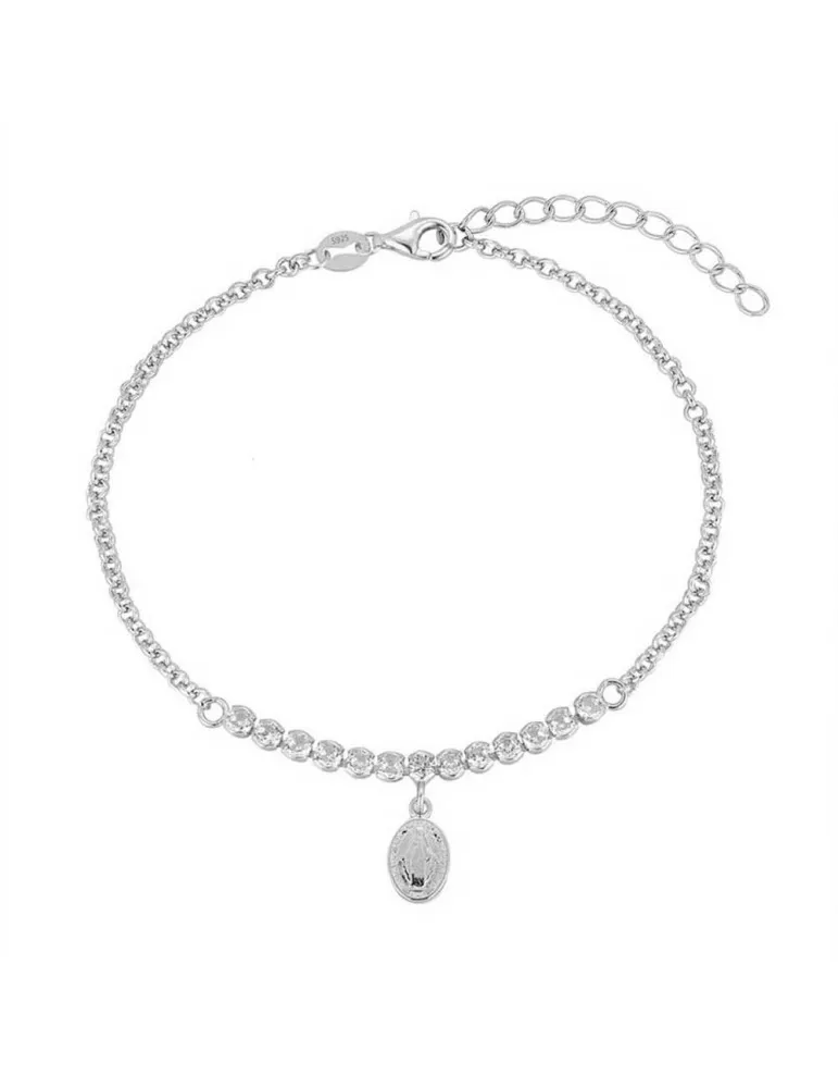 Pulsera Plata Niña Plata Milagrosa Comunión Promojoya