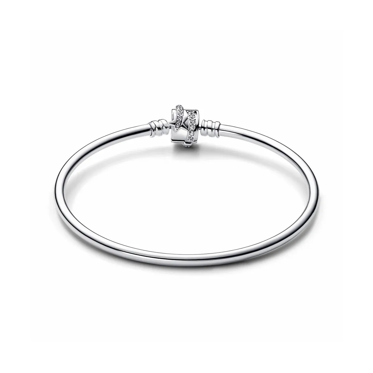 PULSERA RíGIDA CON CIERRE ESTRELLA FUGAZ BRILLANTE  PANDORA